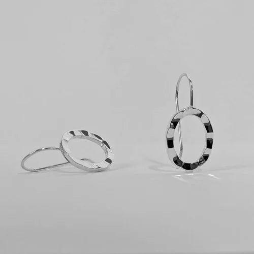 oval seed pod earrings