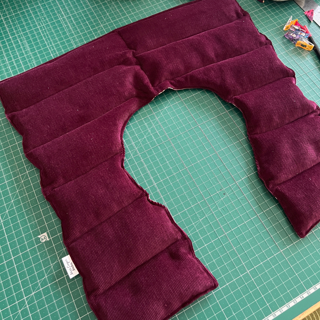 Custom Order for Angel - Wheat Pack for Neck & Shoulders - Burgundy Banksia