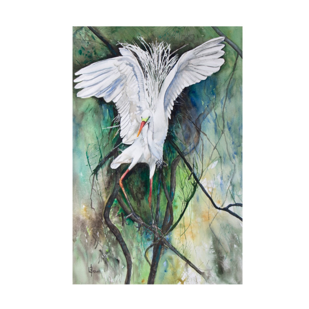 Egret A3 Fine Art Print