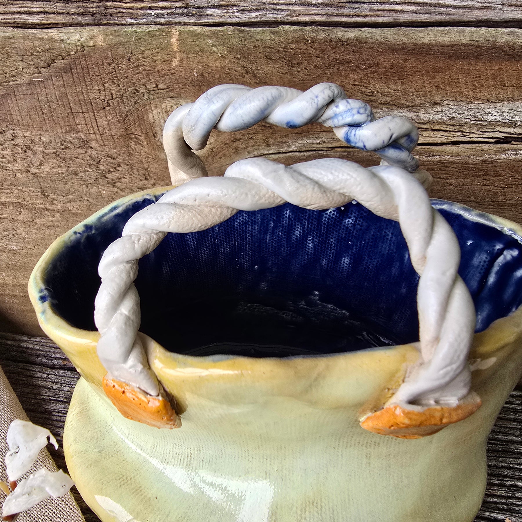 Beach bag vase