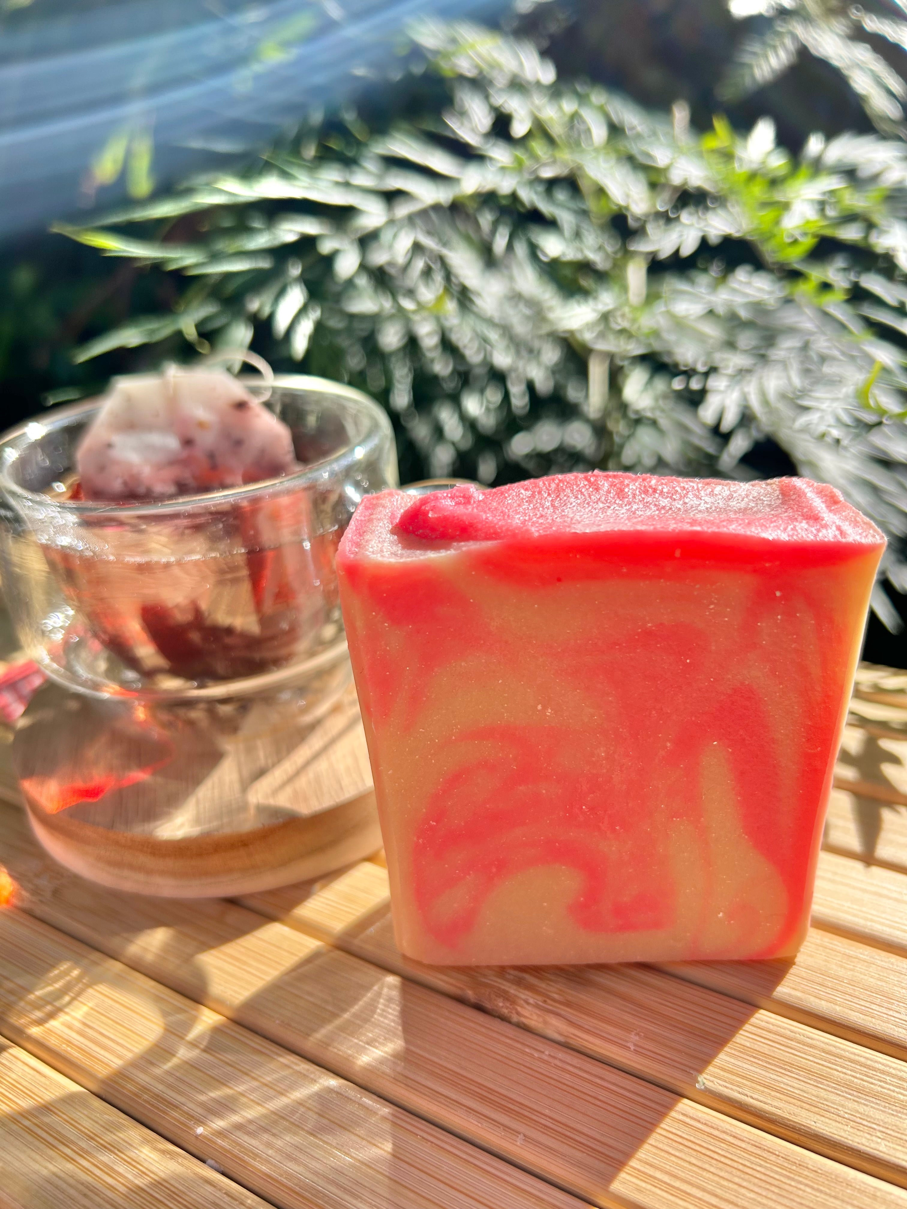 Handcrafted Soap | Lychee & Guava Sorbet | Fruit Tea Infused | Natural Ingredients