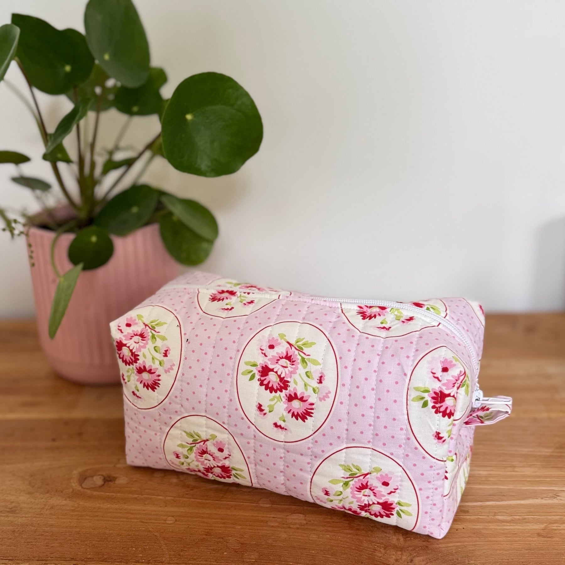 Quilted Box Pouch Bags