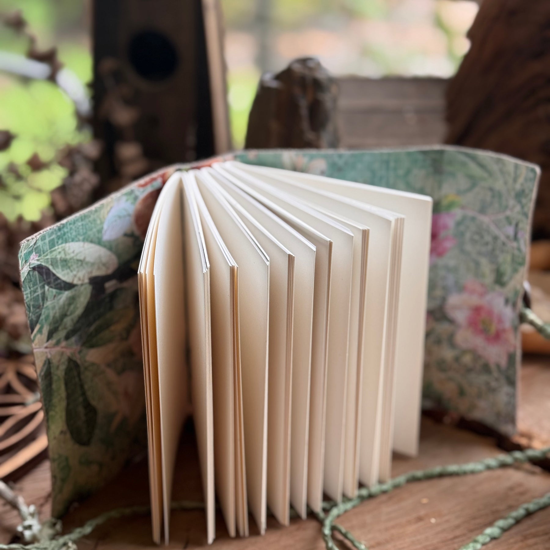 Warm Grey Leather French Twist Signature Journal