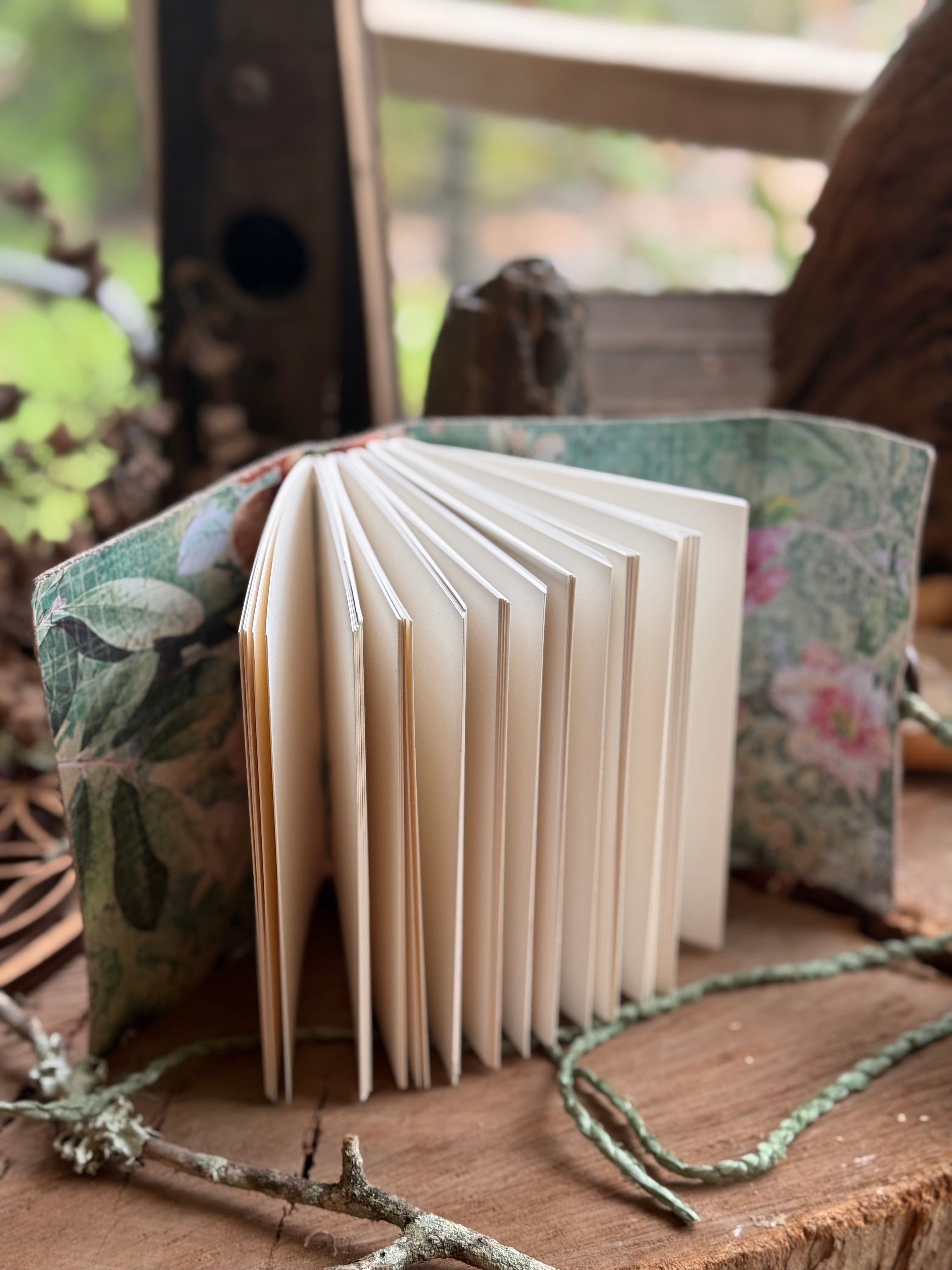 Warm Grey Leather French Twist Signature Journal