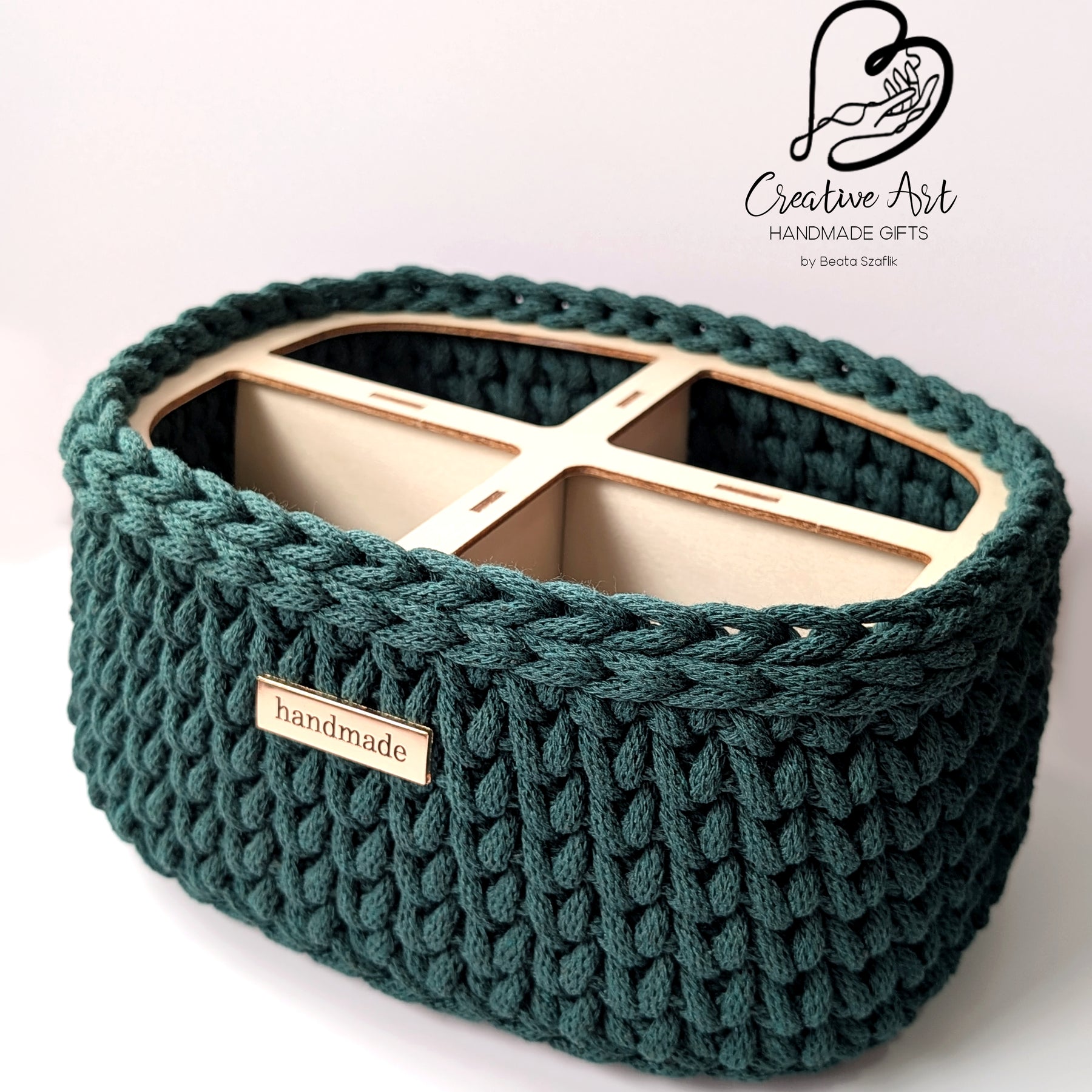 Four-Compartment Basket Organiser