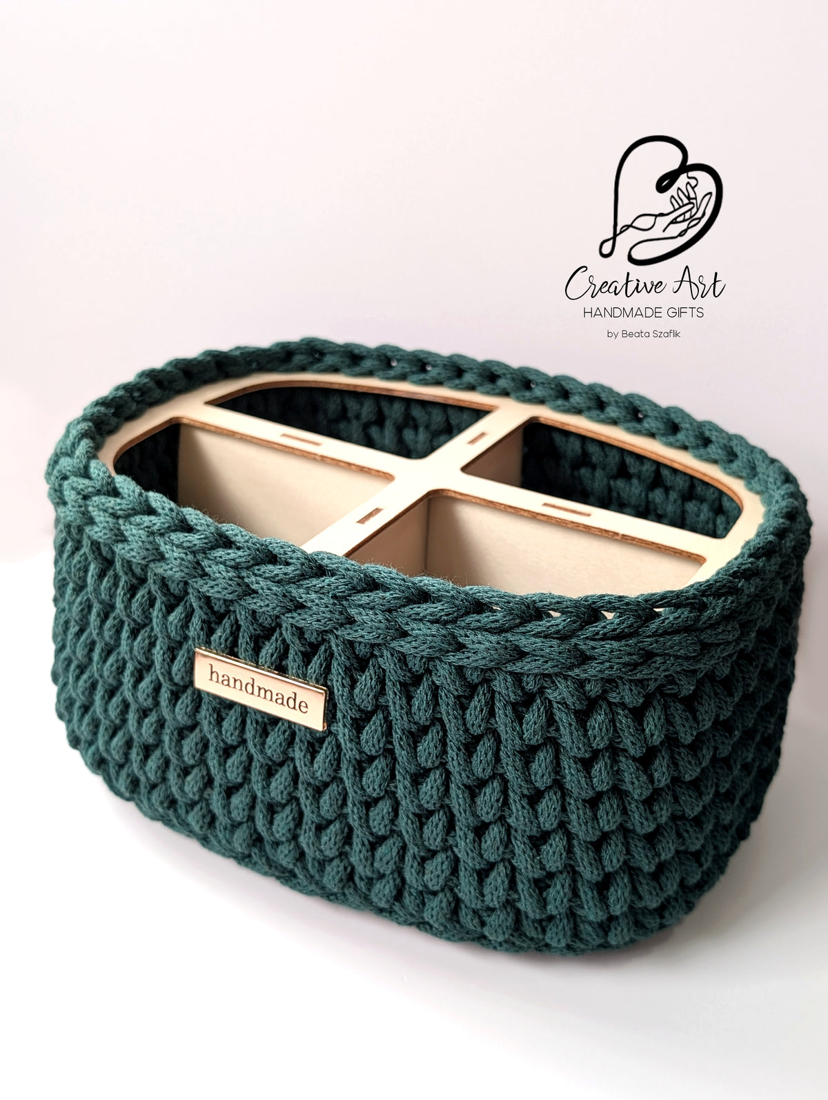 Four-Compartment Basket Organiser