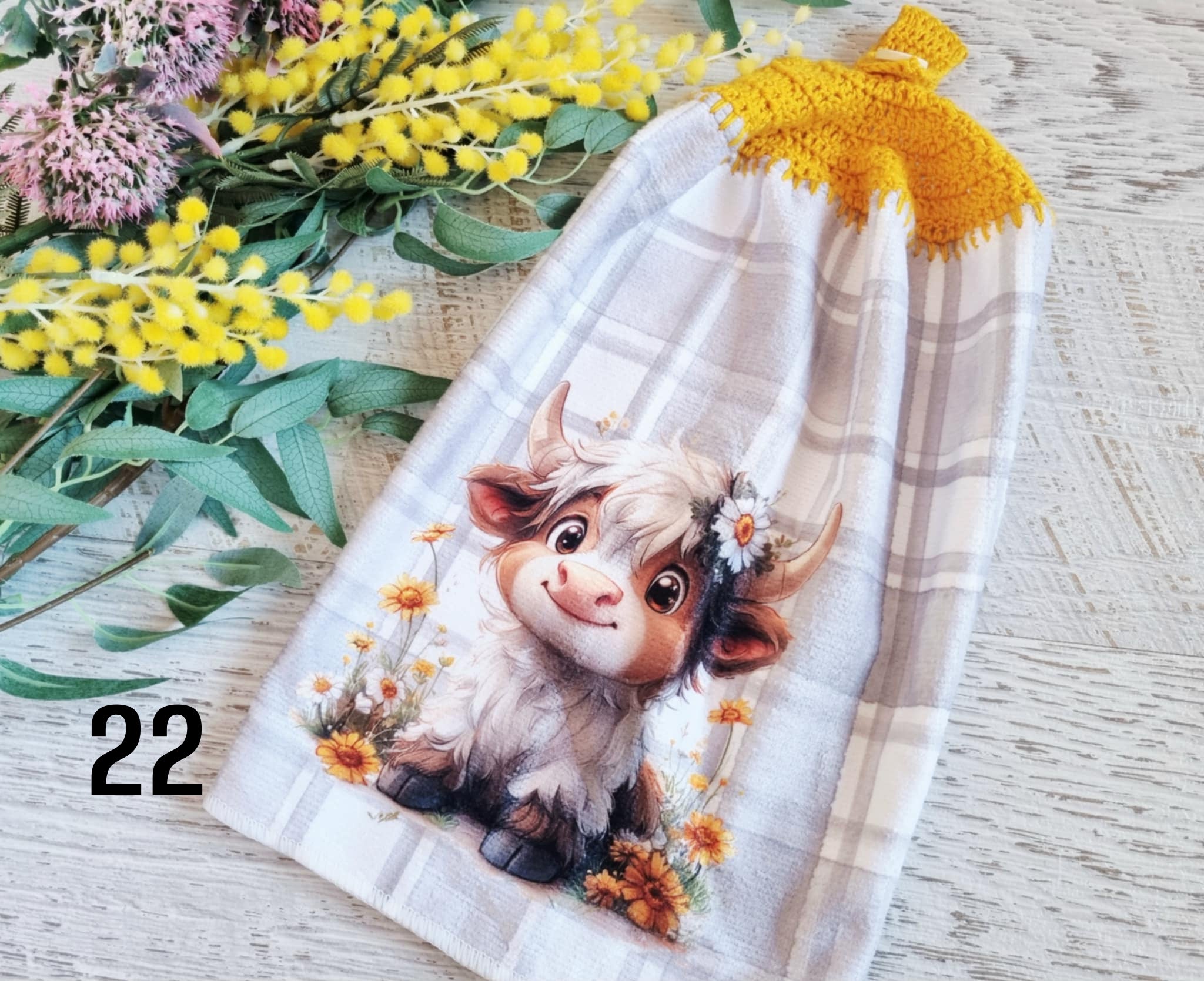 Kitchen Hand Towel | Hanging | Polyester Microfibre | SINGLE LAYER | 9 Styles - 19 - 27