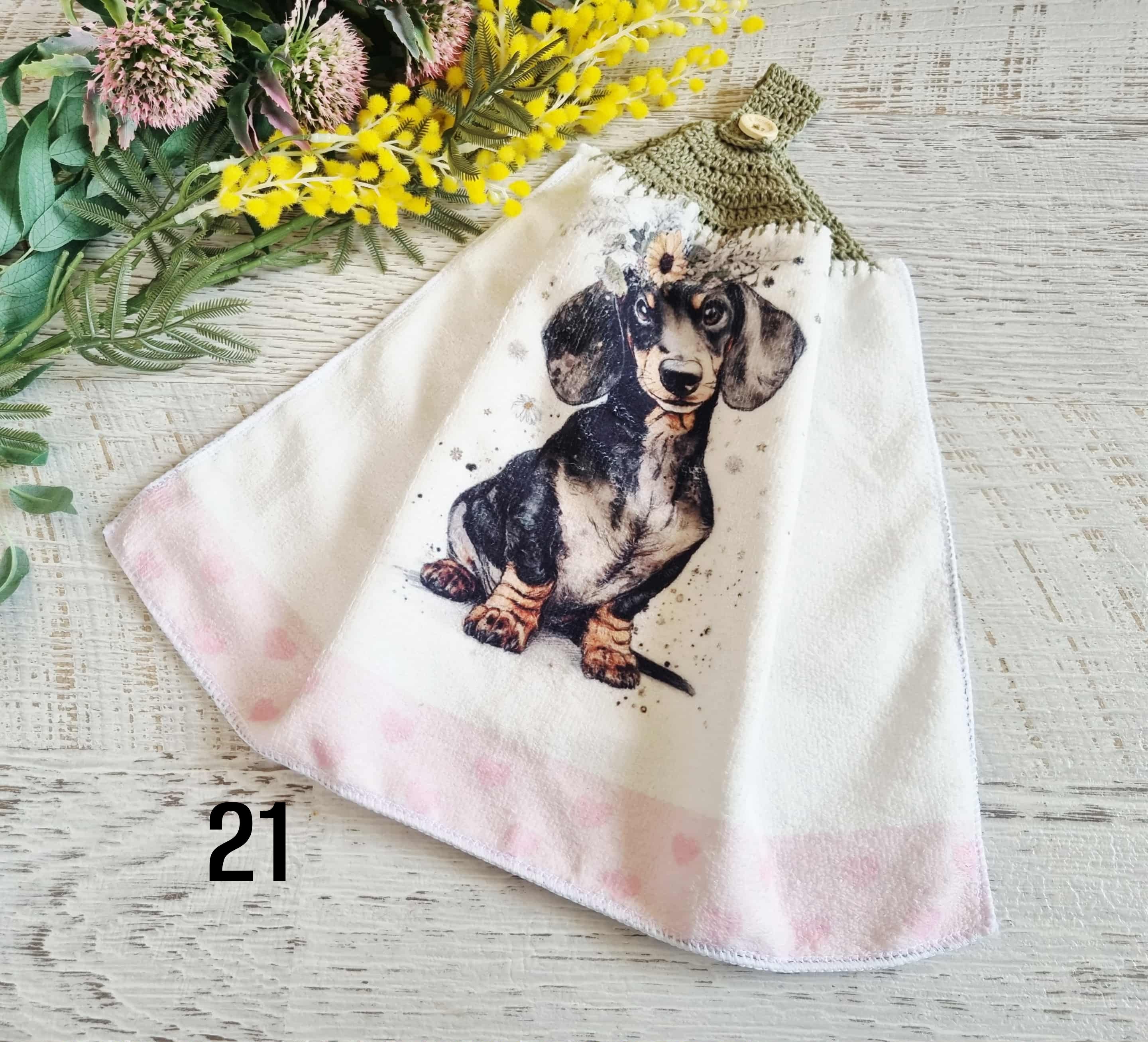 Kitchen Hand Towel | Hanging | Polyester Microfibre | SINGLE LAYER | 9 Styles - 19 - 27