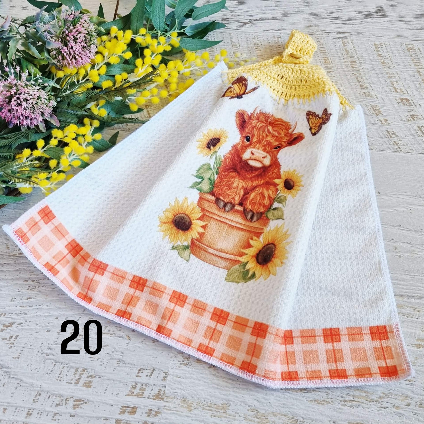 Kitchen Hand Towel | Hanging | Polyester Microfibre | SINGLE LAYER | 9 Styles - 19 - 27