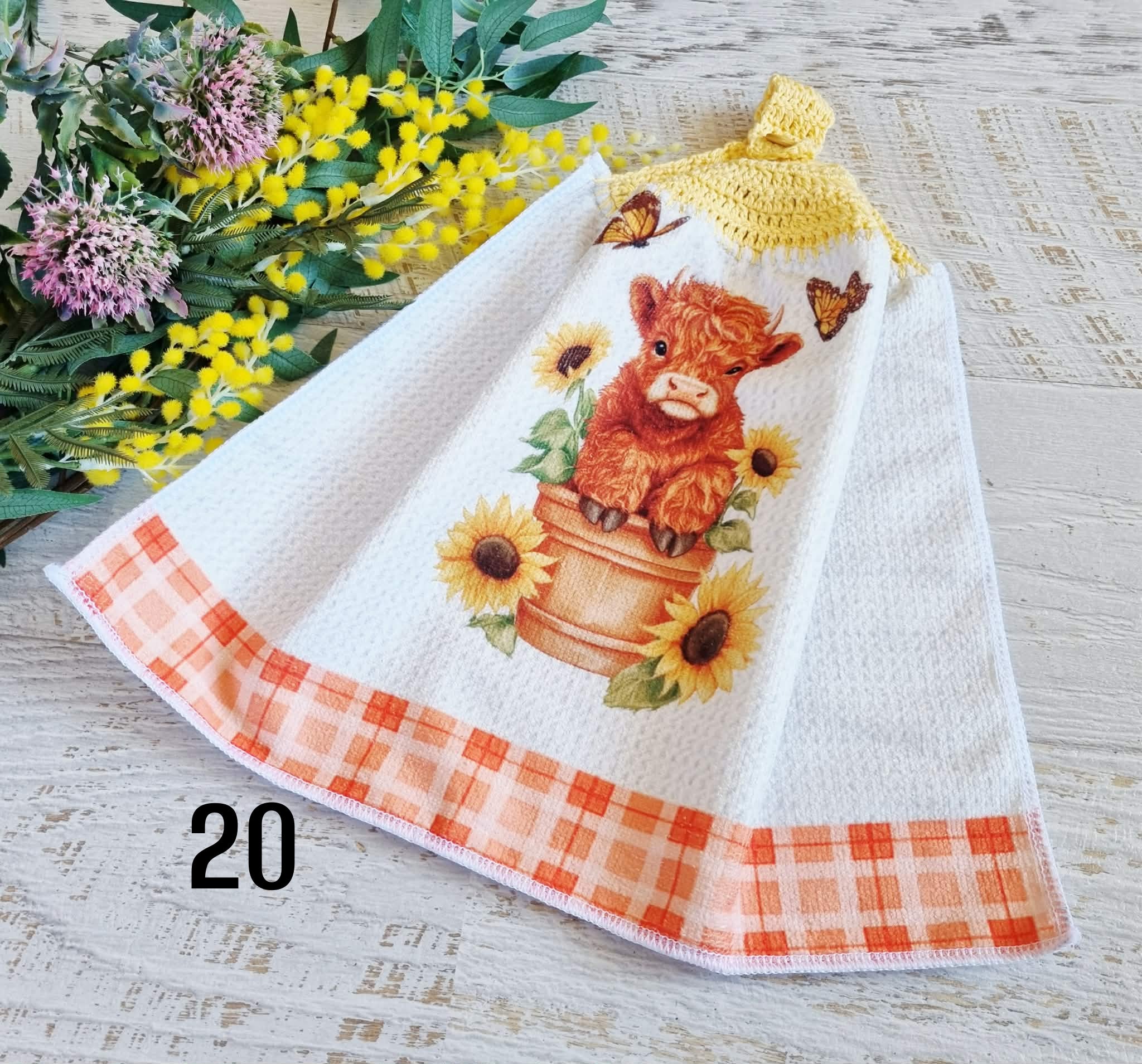 Kitchen Hand Towel | Hanging | Polyester Microfibre | SINGLE LAYER | 9 Styles - 19 - 27