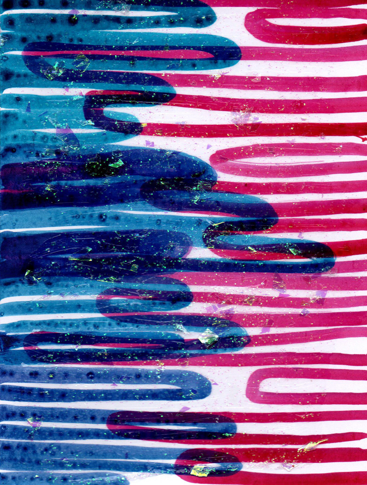 Hand Painted Greeting Cards: 5-pack