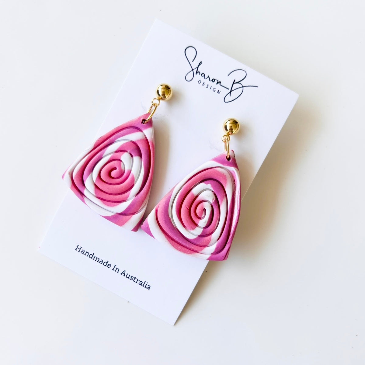 Earrings ~Dangles~Retro~Pink~affordable