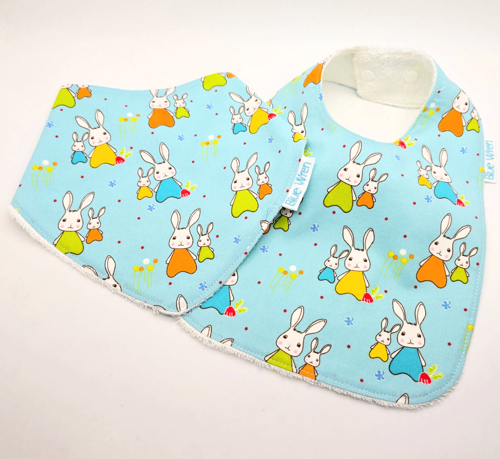 Baby Bib and Bandanna Set Reusable Gift