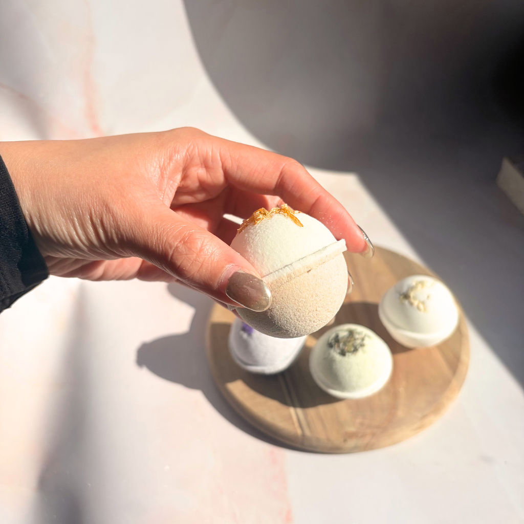 Essential Oil Bath Bomb Discovery Set | 5 Mini Botanical Bath Bombs