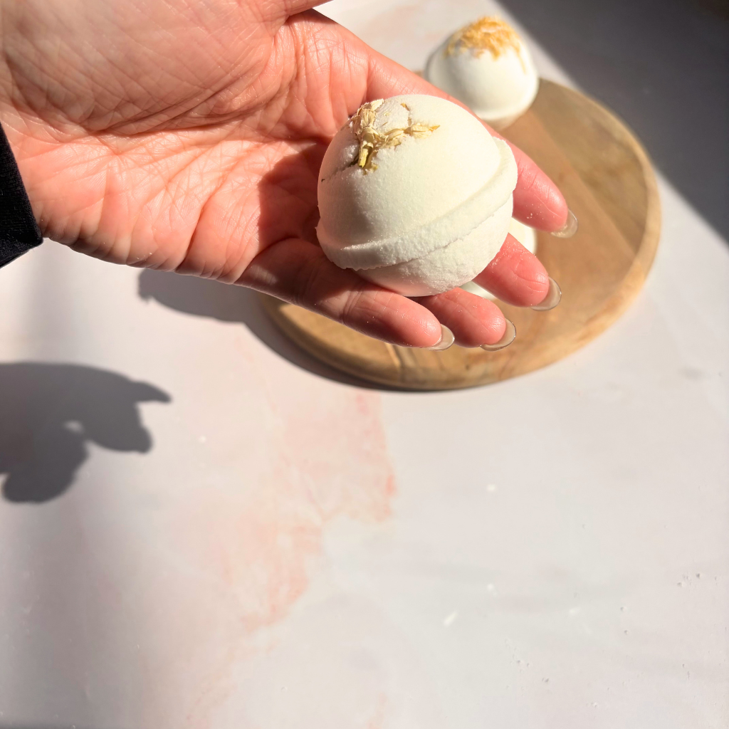 Essential Oil Bath Bomb Discovery Set | 5 Mini Botanical Bath Bombs