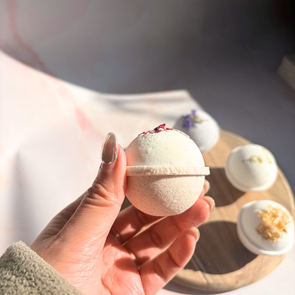 Essential Oil Bath Bomb Discovery Set | 5 Mini Botanical Bath Bombs