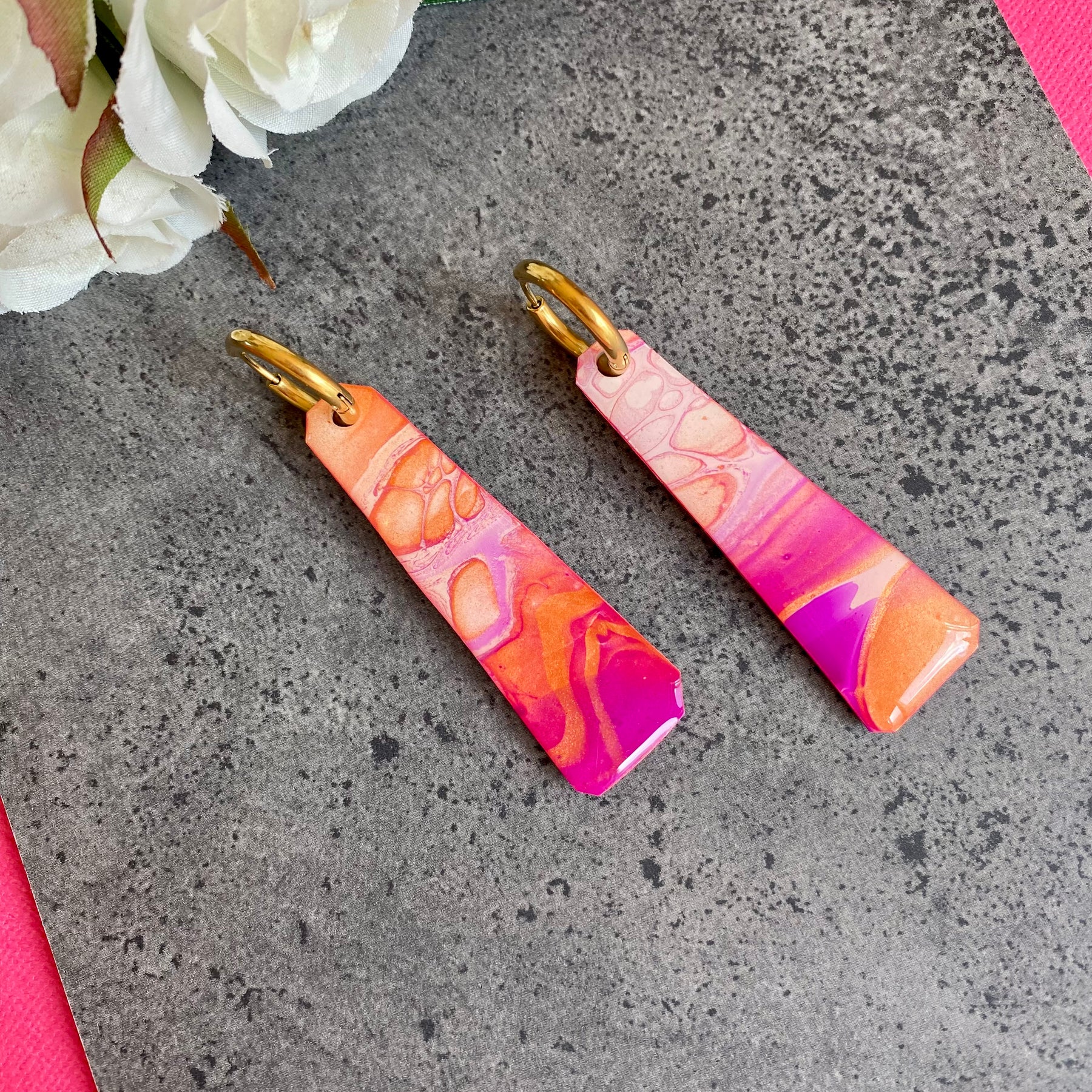 Colourful Art Handmade Earrings