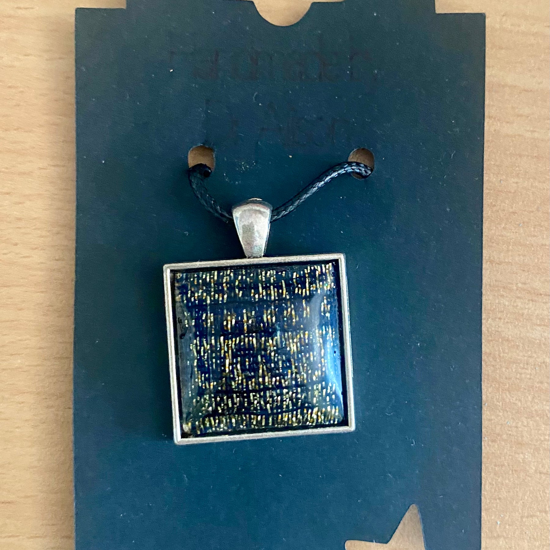 Handmade Paris inspired resin necklace
