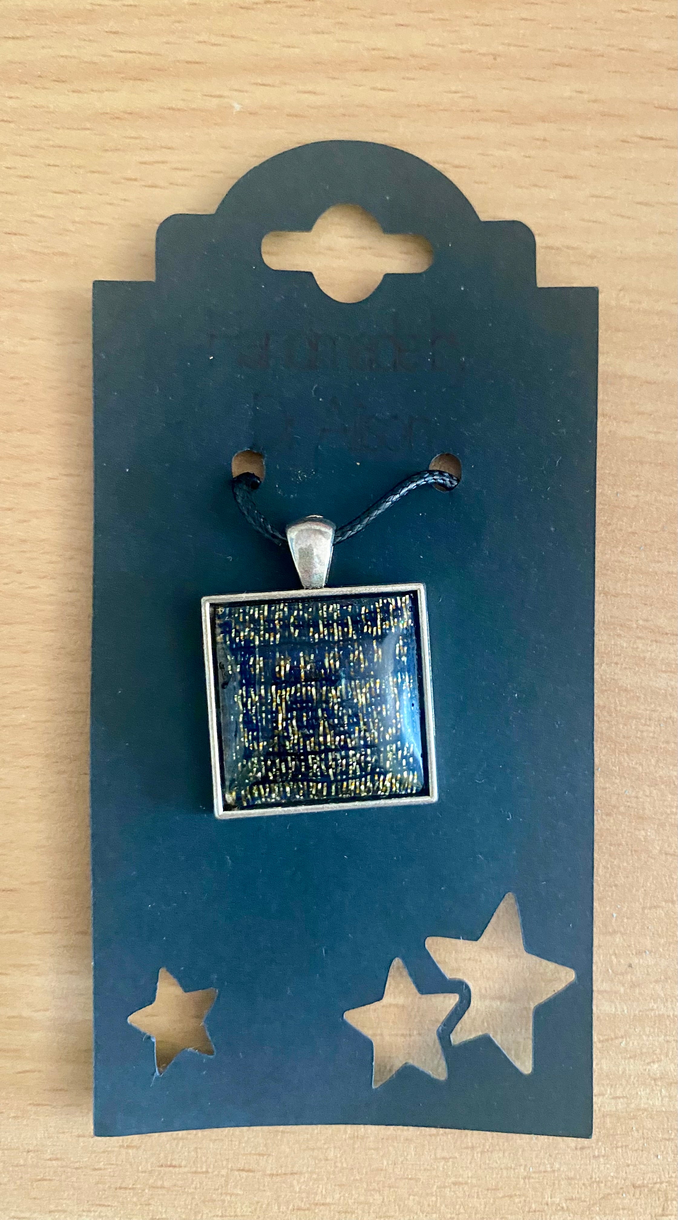 Handmade Paris inspired resin necklace