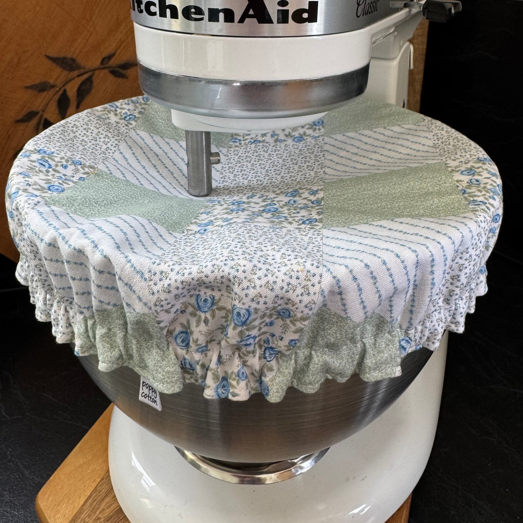 Country Style Reversible Bowl Cover - Patchwork & Gingham