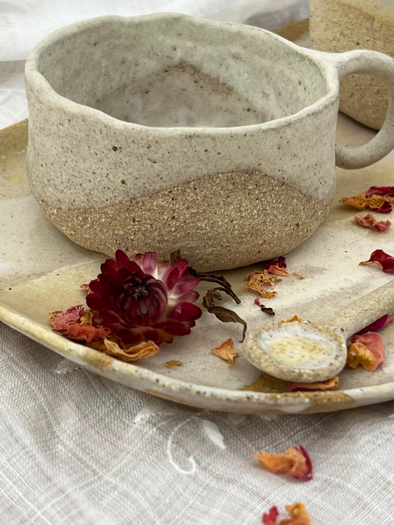 Handmade Ceramic Espresso set |  together forever • lovers