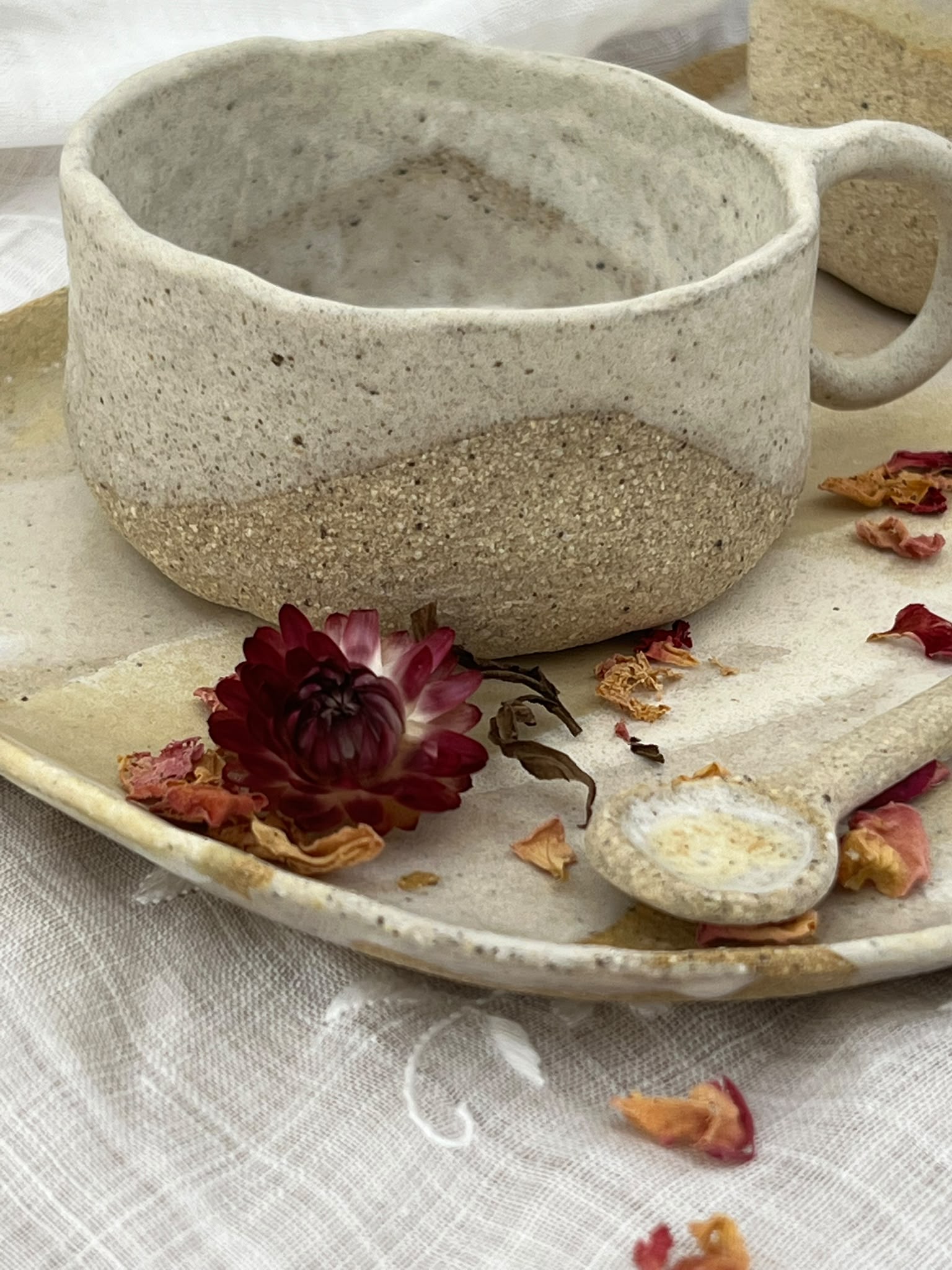 Handmade Ceramic Espresso set |  together forever • lovers