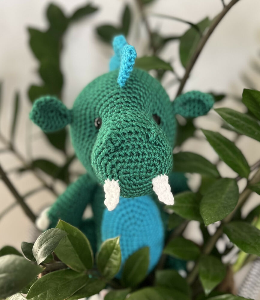 Donovan the Dinosaur Crochet Soft Toy