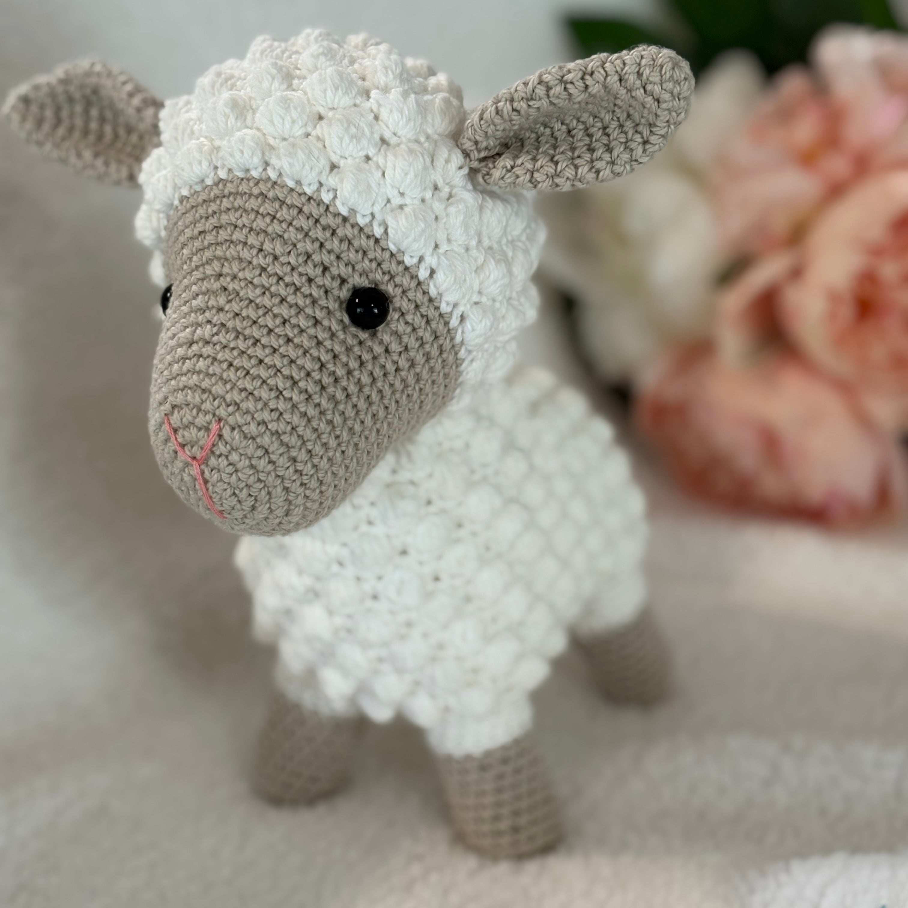 Crochet lamb