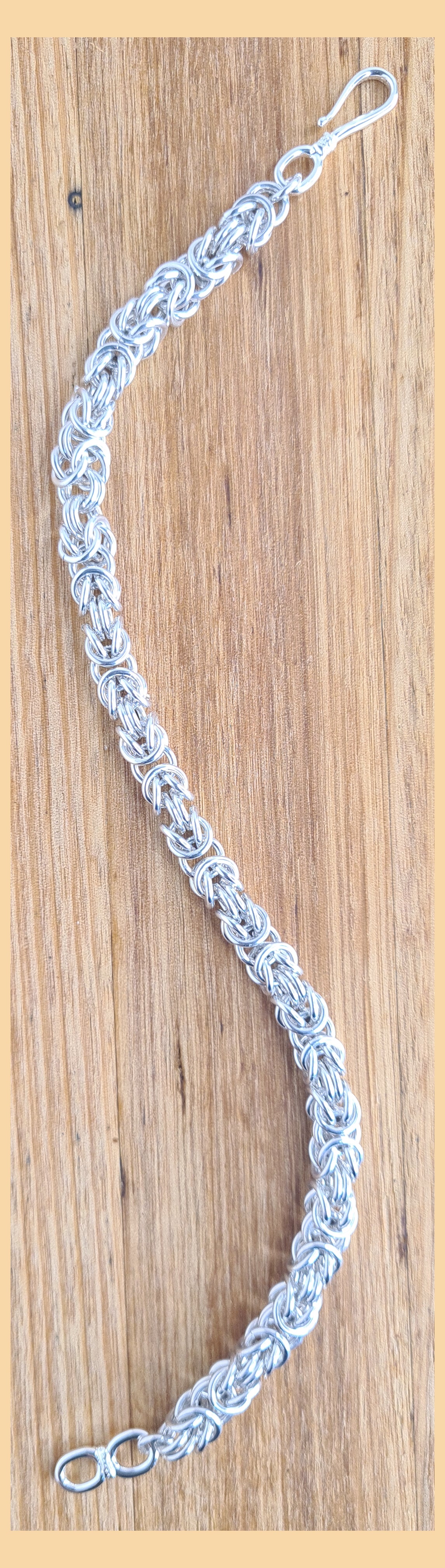 Chainmaille Byzantine Weave Bracelet