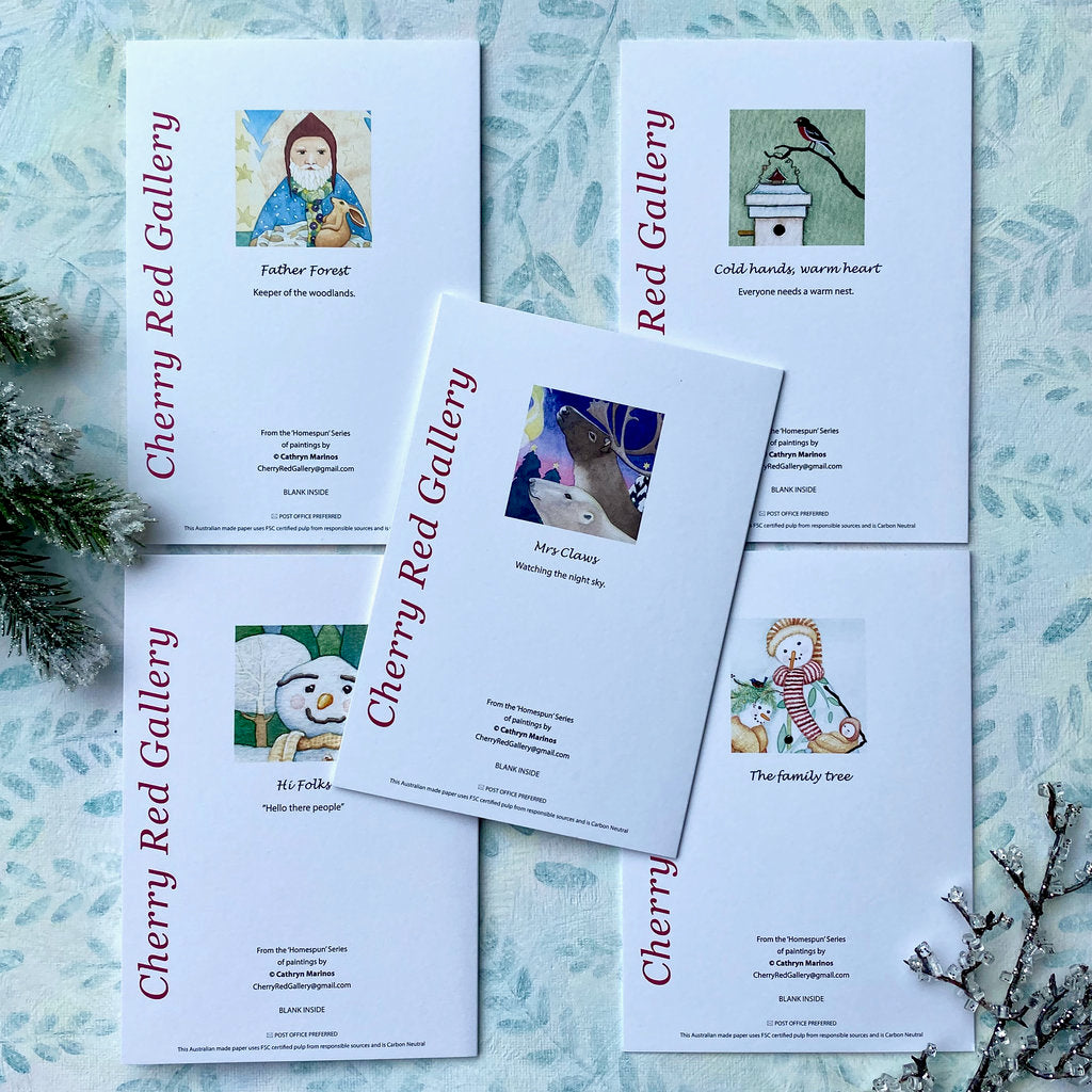 Cost-effective Mixed Pack of Cosy Christmas Cards (xp-mxhs)