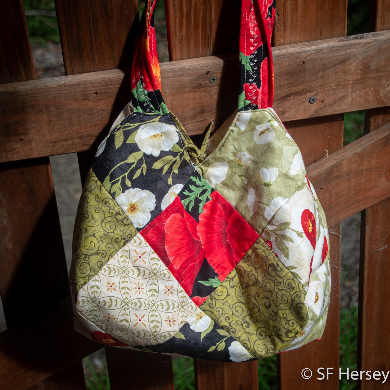 Poppy Handbag or Yarn Bag