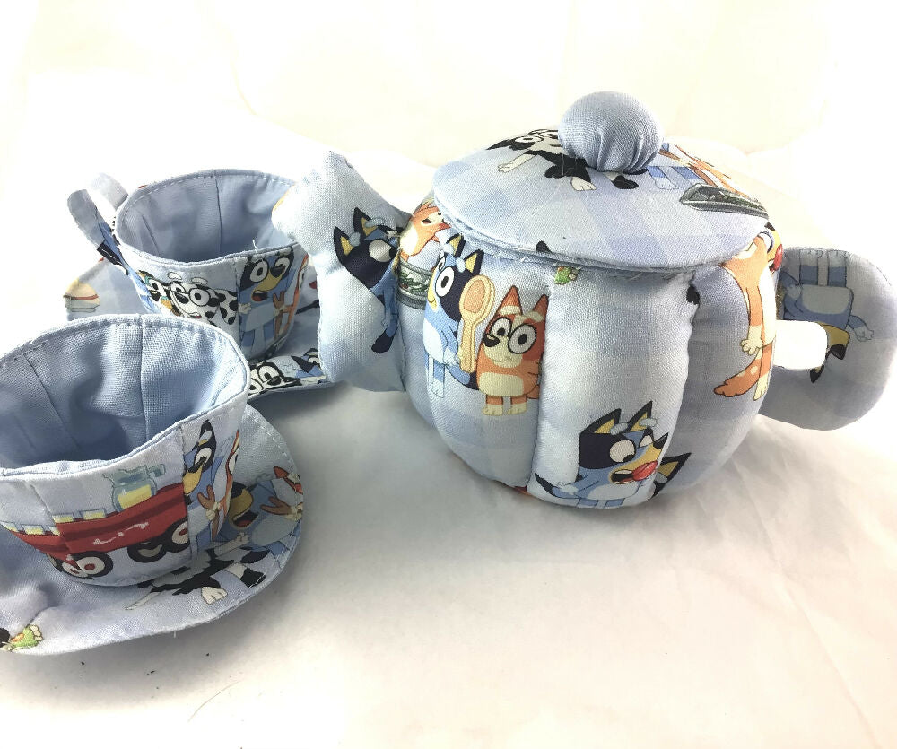 My First Teaset Bluey licenced print fabric