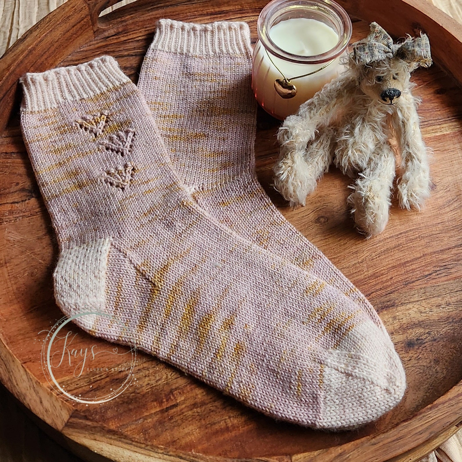 Hand Knitted Women's Mid-Calf Socks