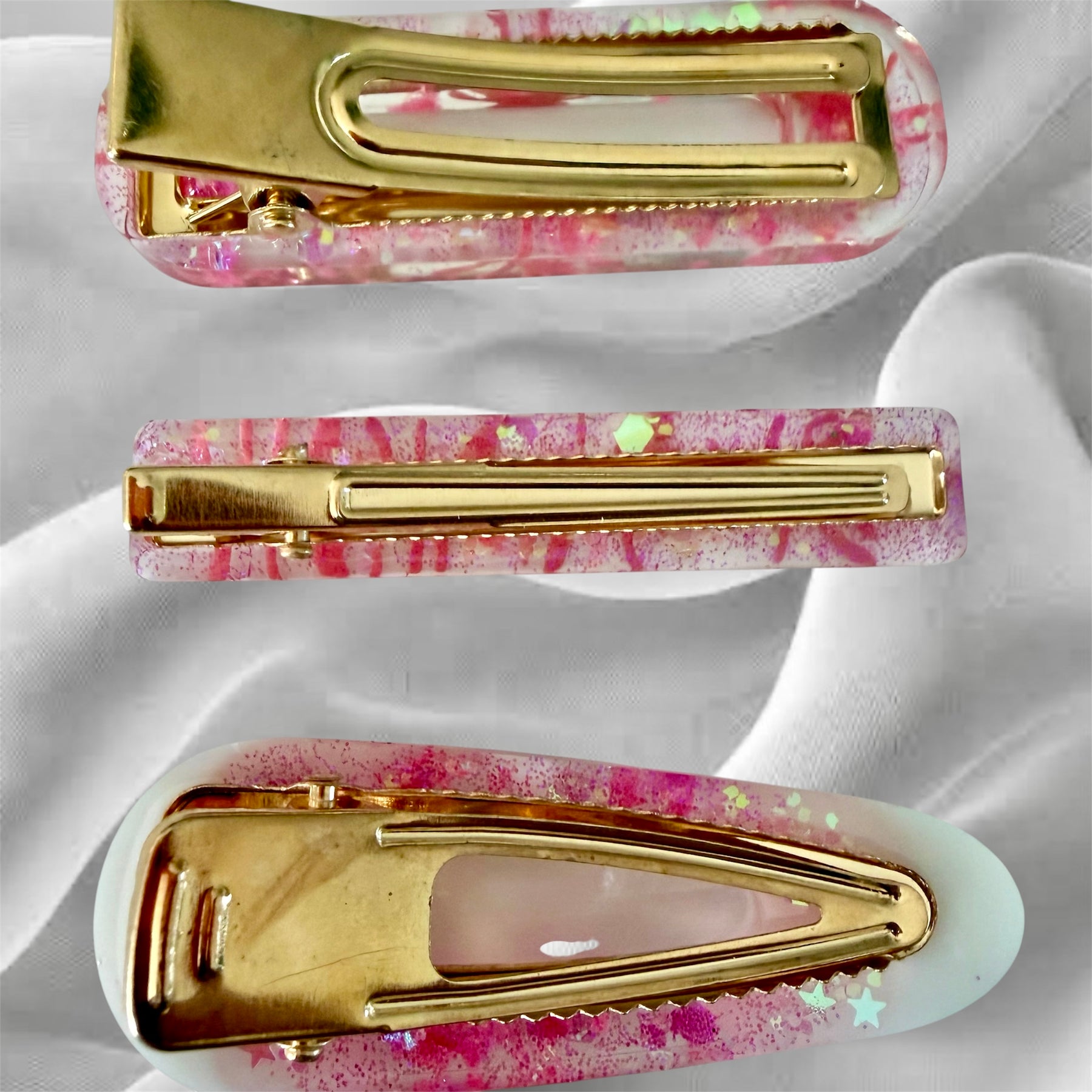 Pretty In Pink Hair Clips