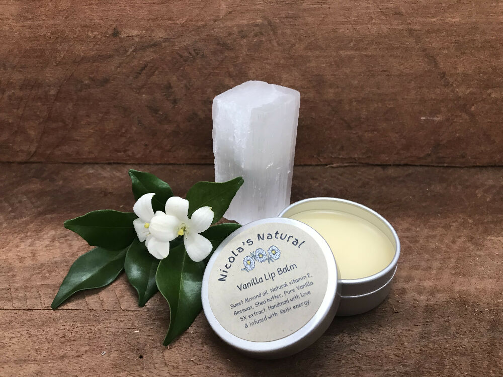 All Natural Sweet Soothing Vanilla Lip Balm