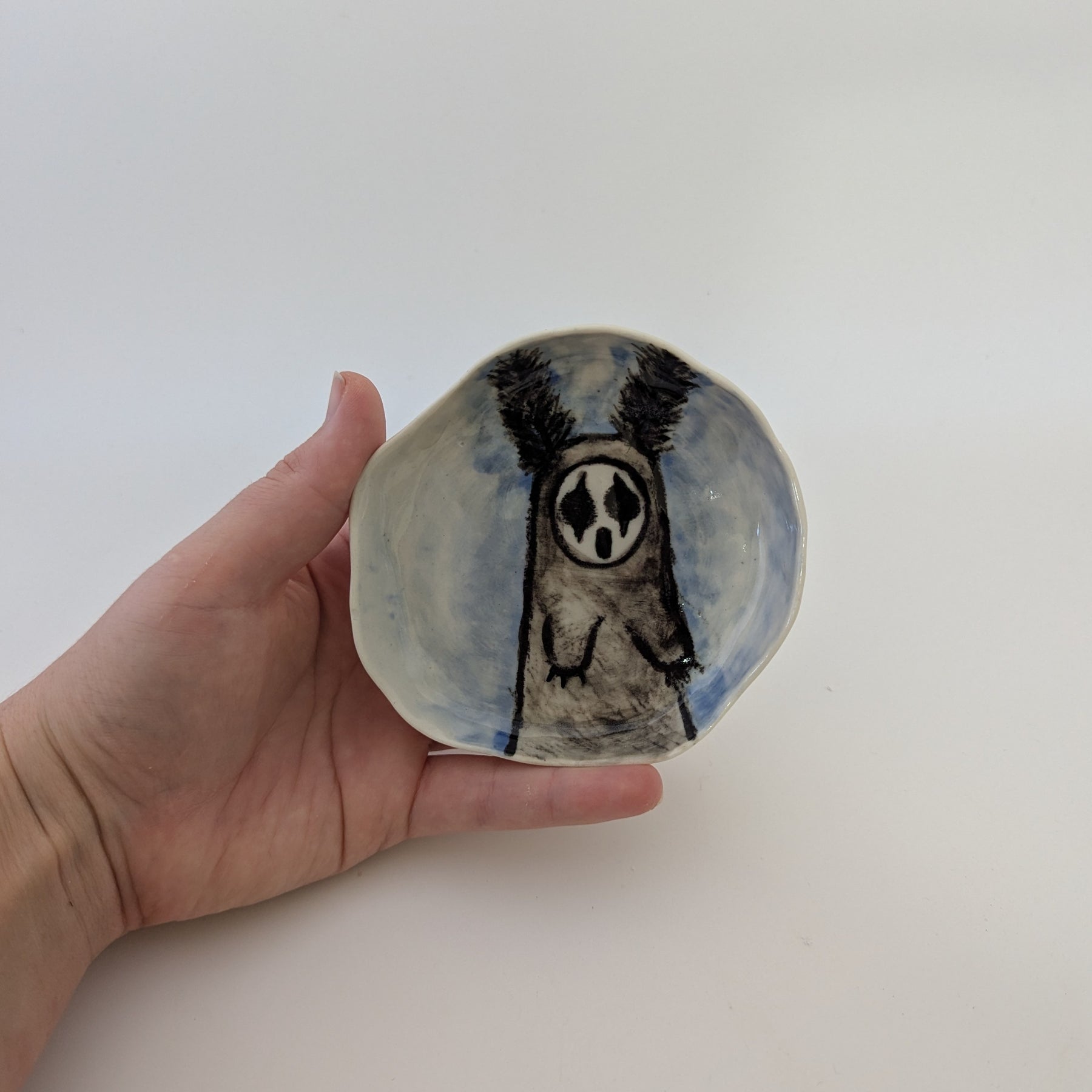 Forest Spirit - Illustrated Ornamental Porcelain Bowl