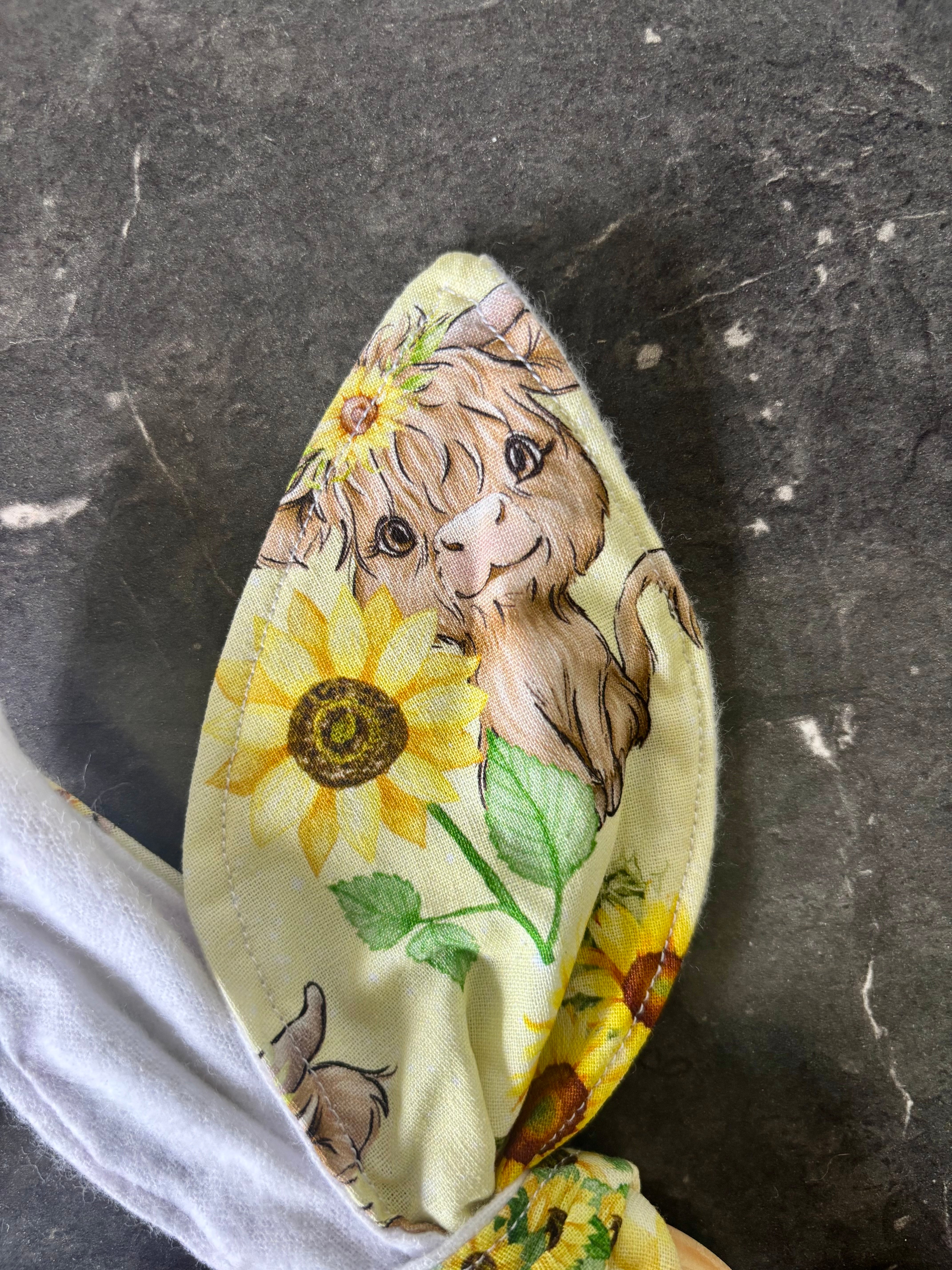 Teether Ring Sunflowers & Cows