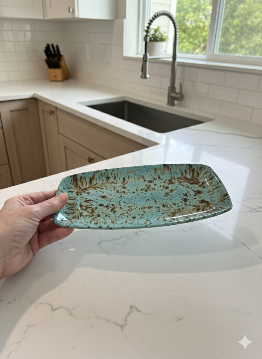 Handmade Ceramic Rectangular plate