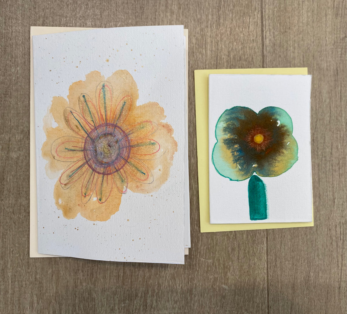 All Occasion Gift Bag – 6 Hand Painted Cards & Bookmarks plus a Pair of Earrings!