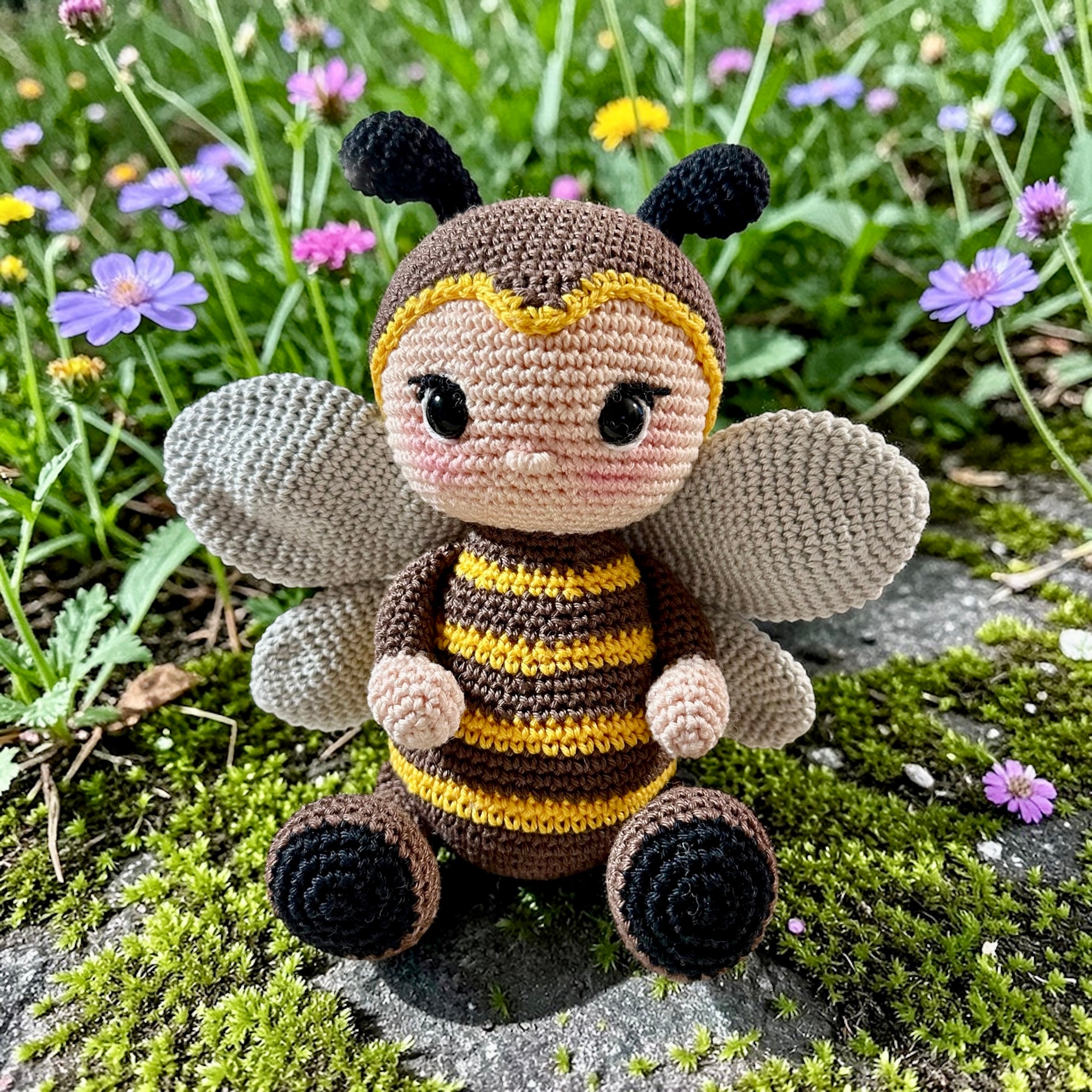 Crochet Winged Insect — Whimsical Woodland Friend 🐝✨