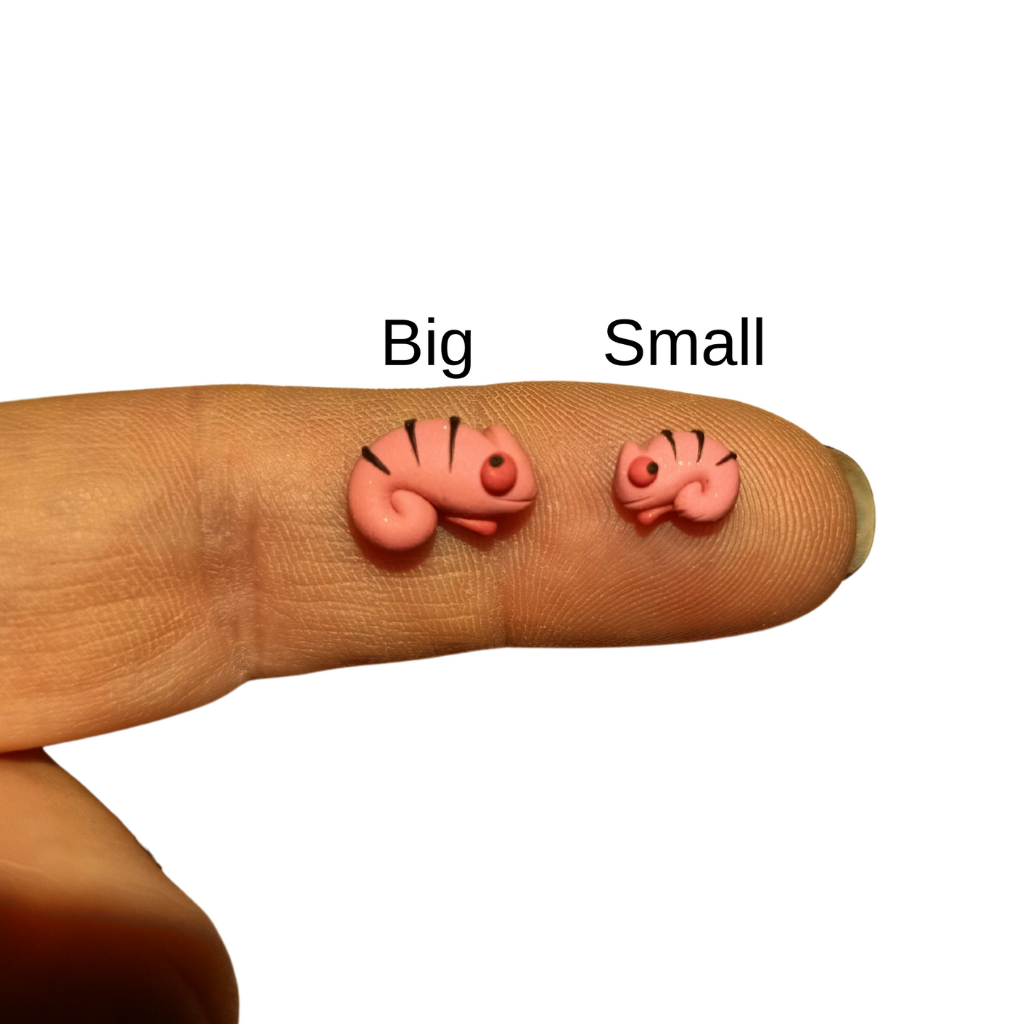 Chameleon stud earrings