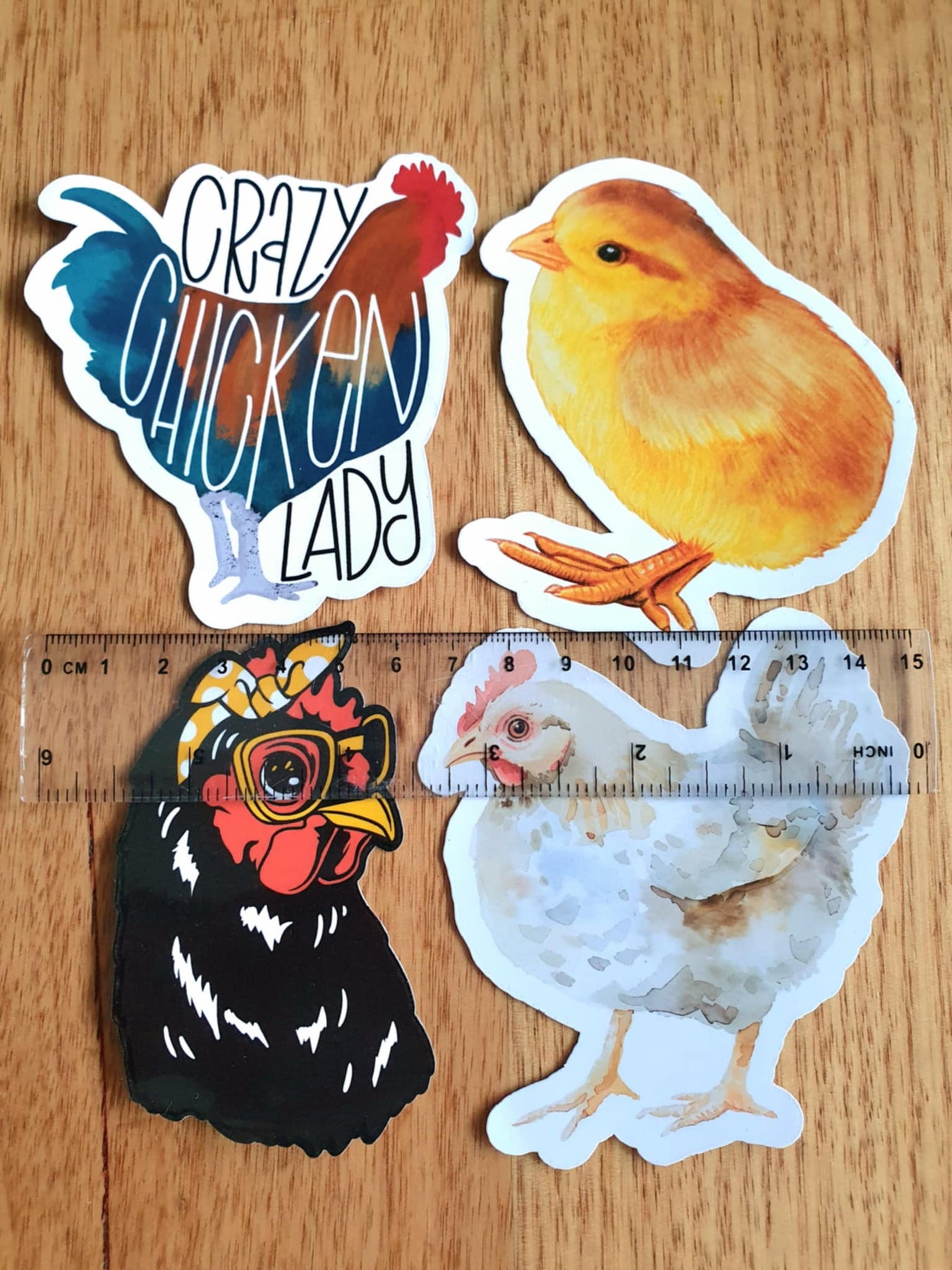 Chicken Stickers - 4 set