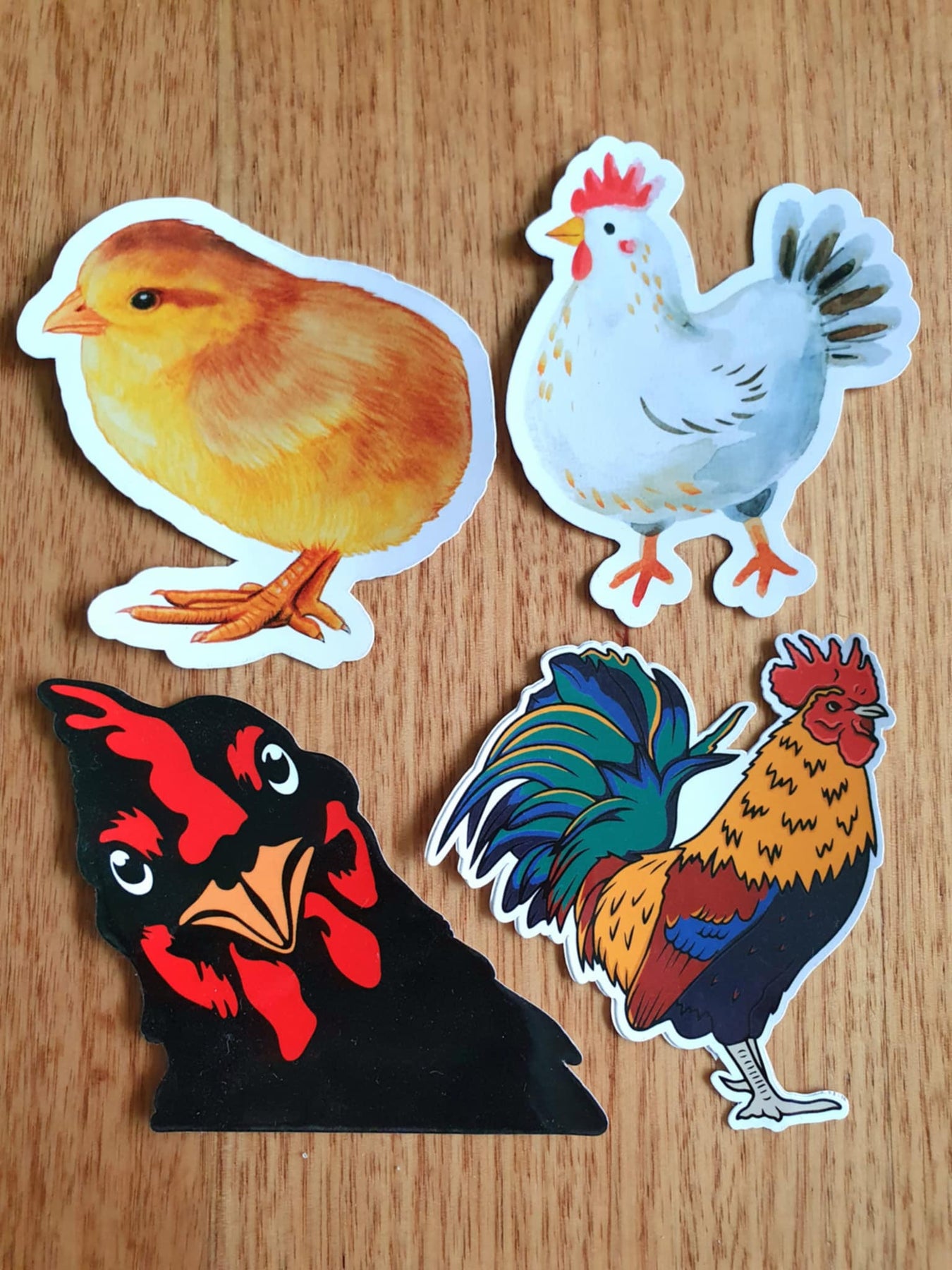 Chicken Stickers - 4 set
