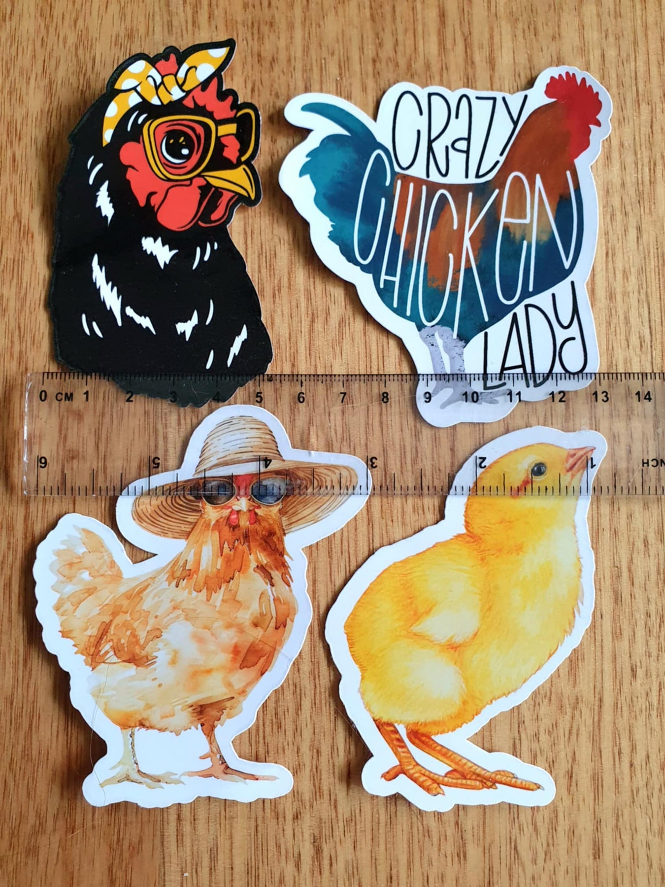 Chicken Stickers - 4 set