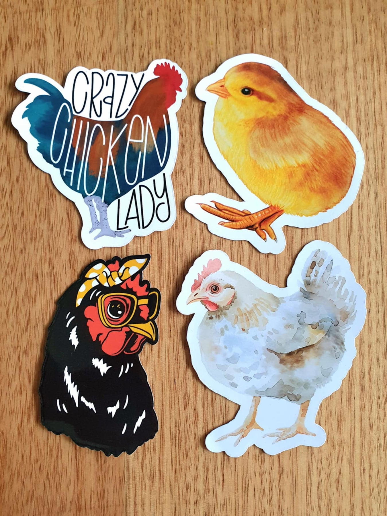 Chicken Stickers - 4 set