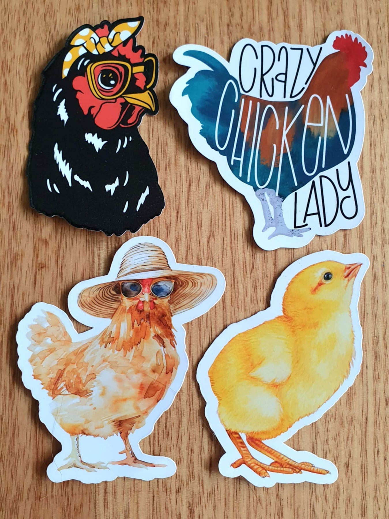 Chicken Stickers - 4 set