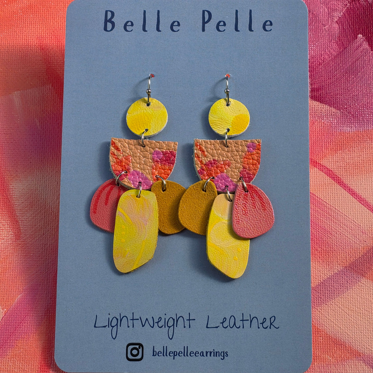 Audace Musa Leather Earrings – Marigold Musk