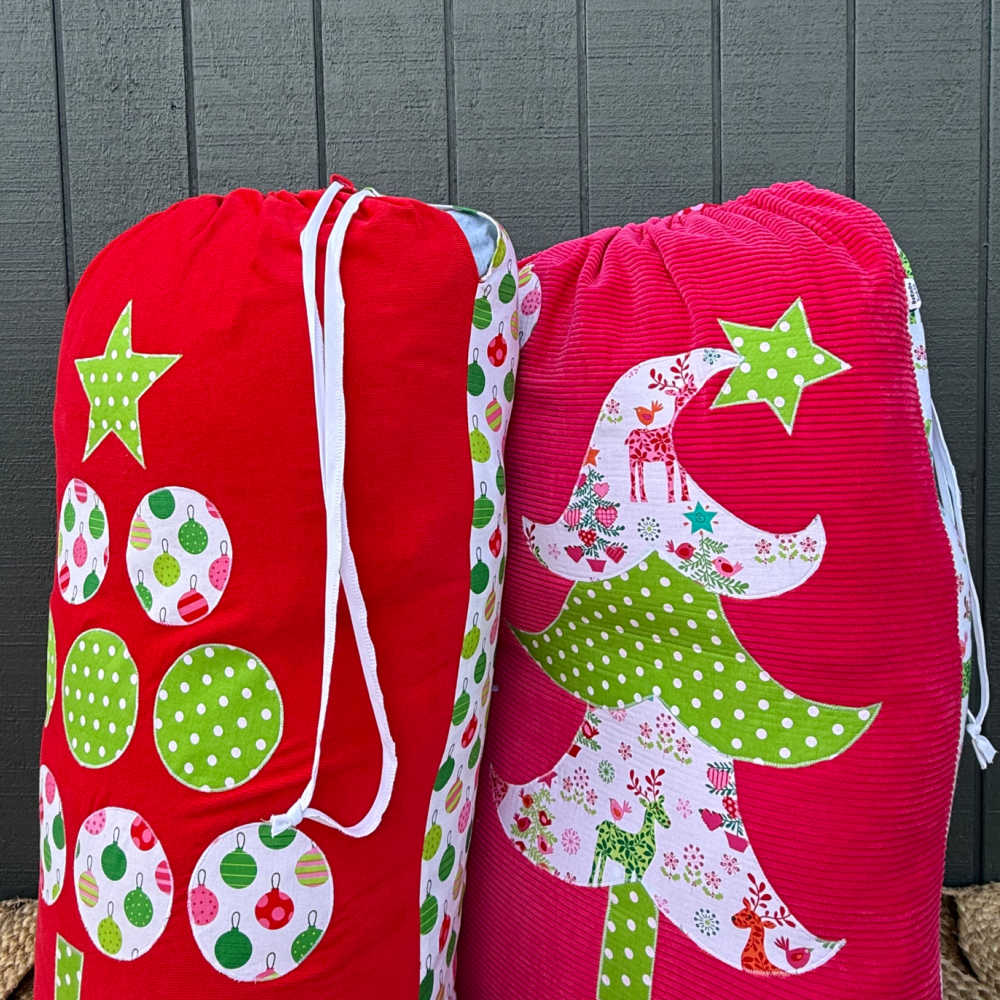 Kids’ Handmade Christmas Santa Sacks – Jumbo & Small