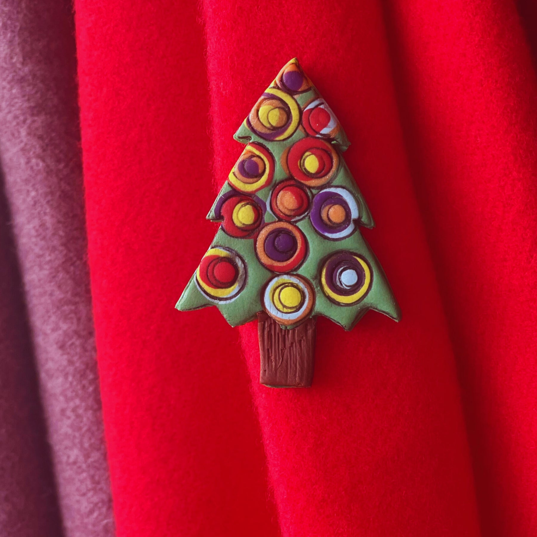 Christmas Tree Brooch