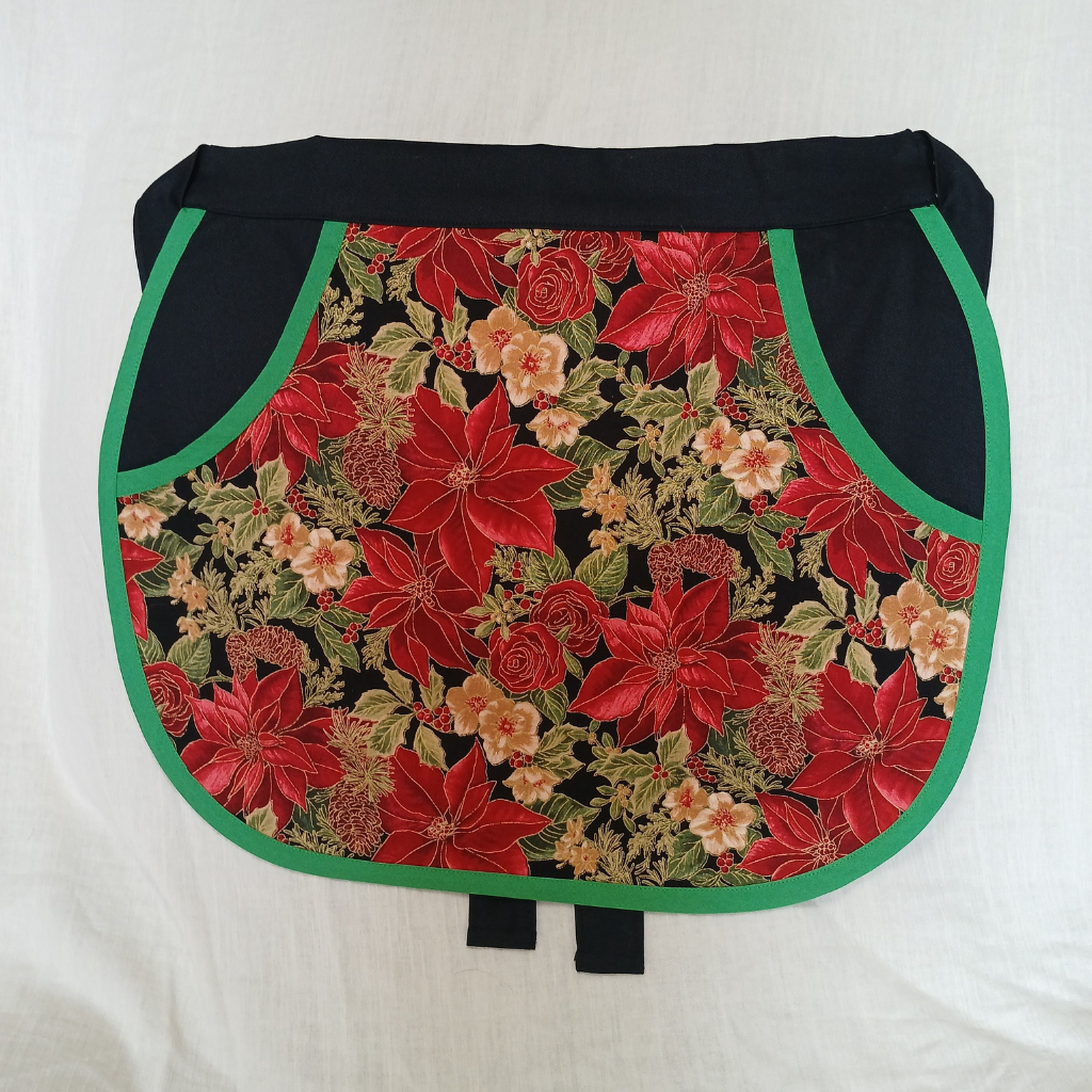 Peg or Utility Apron featuring Poinsettia flowers